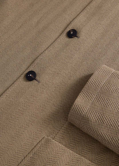 Stand Collar Herringbone Knit Jacket - Paul Stuart Trusted
