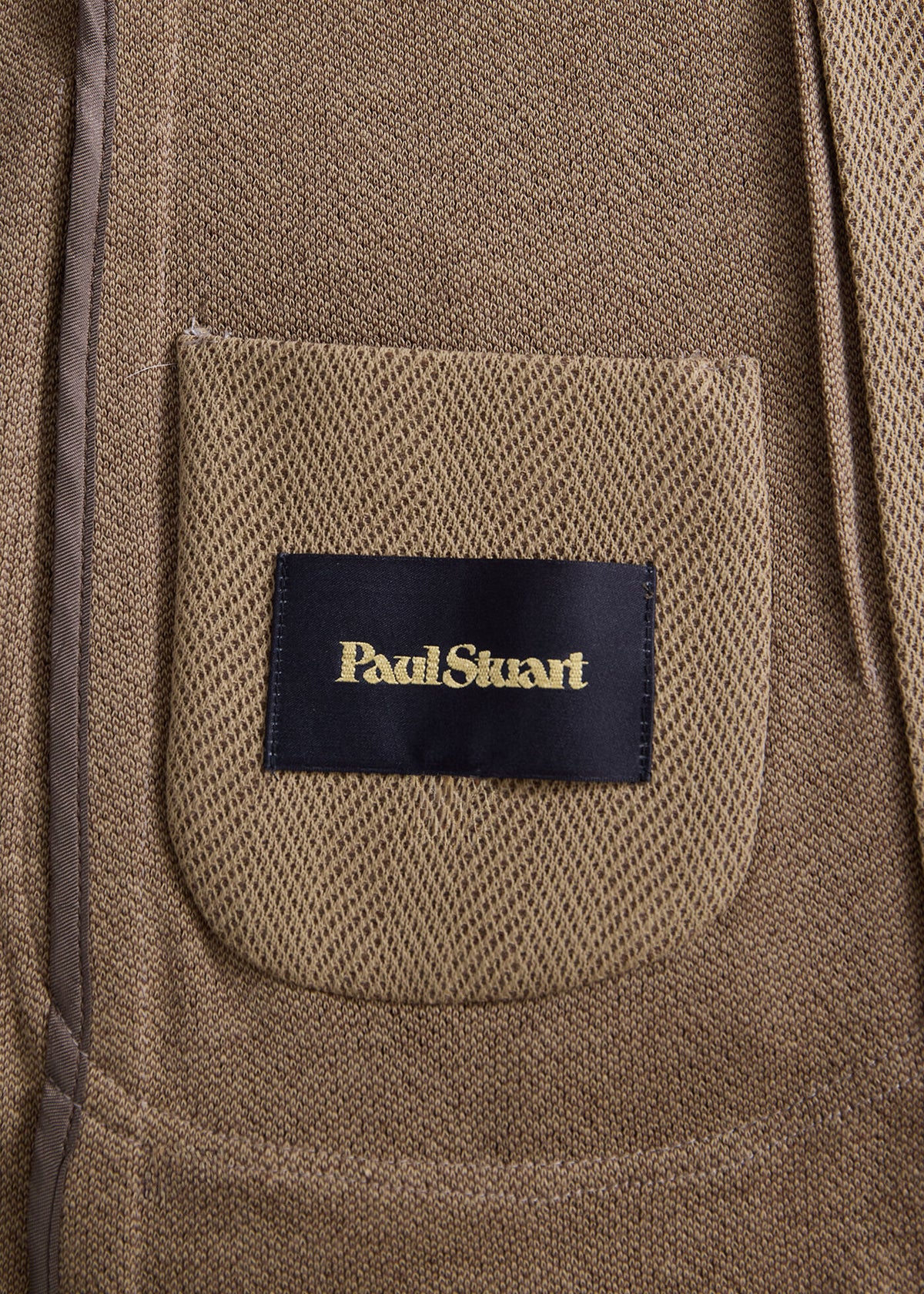Stand Collar Herringbone Knit Jacket - Paul Stuart Trusted