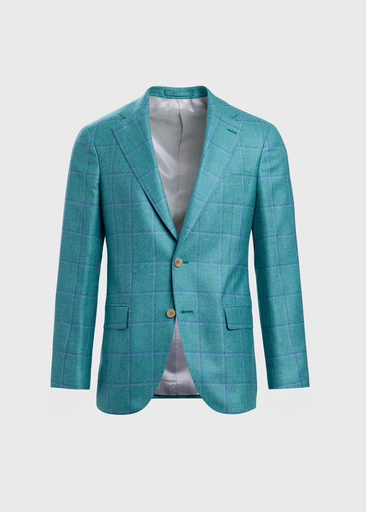 Silk & Cashmere Deco Windowpane Jacket - Paul Stuart Hot Sale