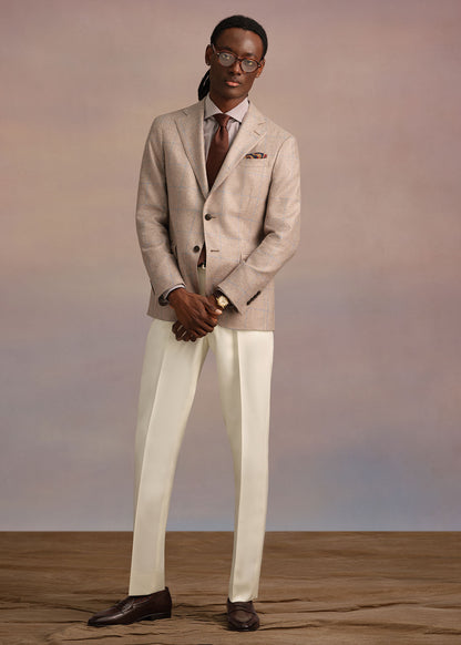 Silk Windowpane Summer Jacket - Paul Stuart Latest