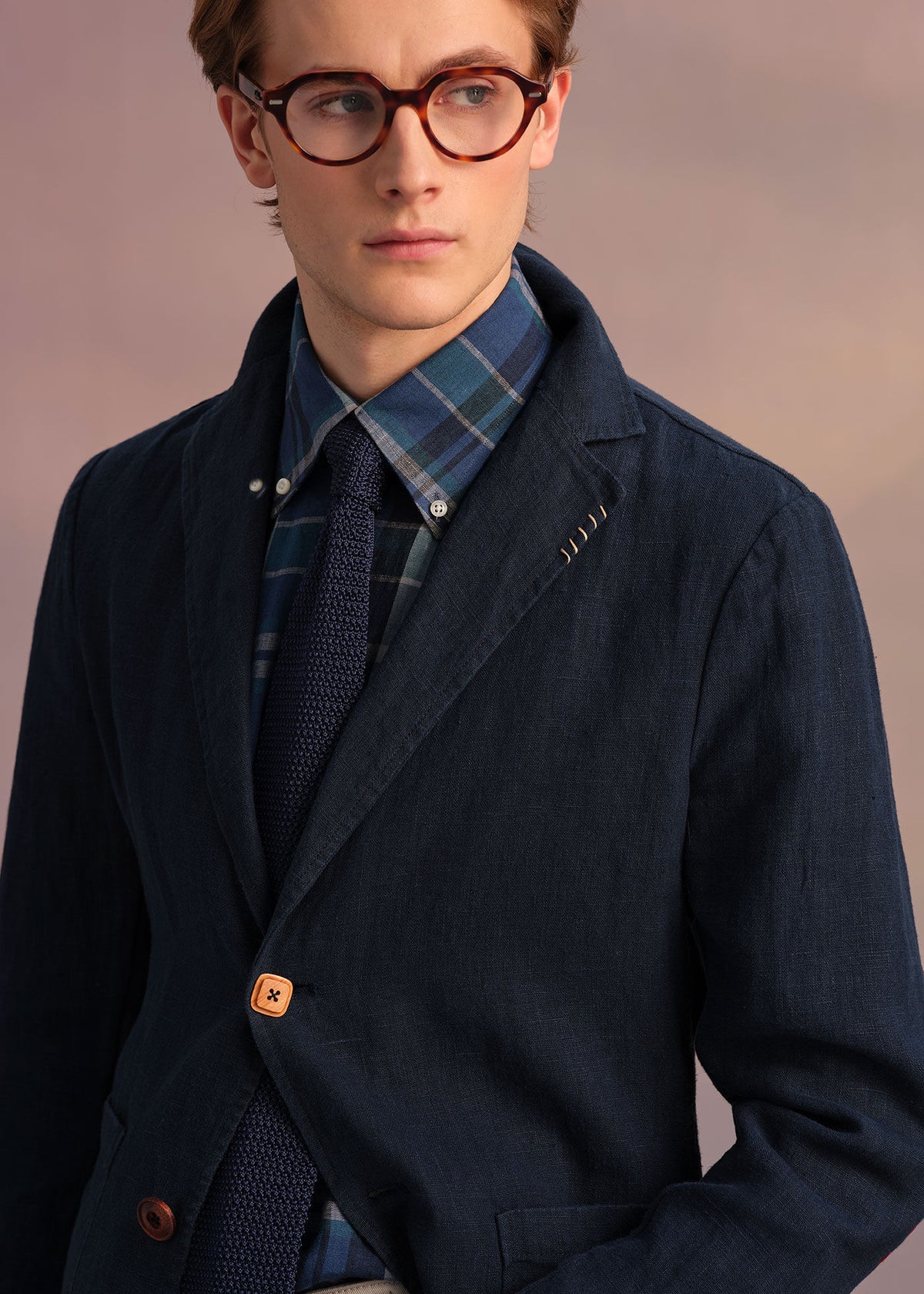 Washed Linen Jacket - Paul Stuart Best Seller