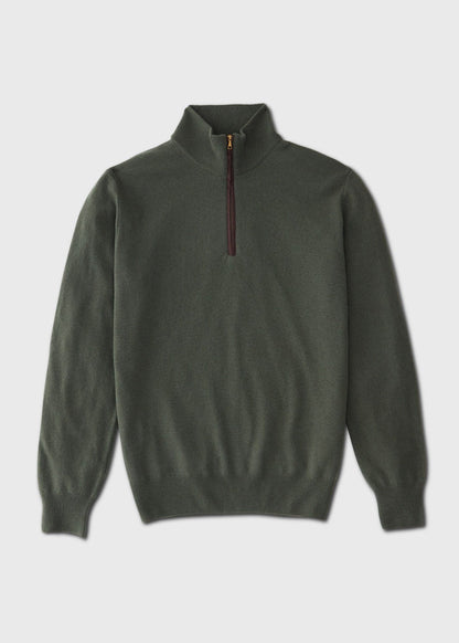 Wool Blend Quarter-Zip Sweater - Paul Stuart Special Offer