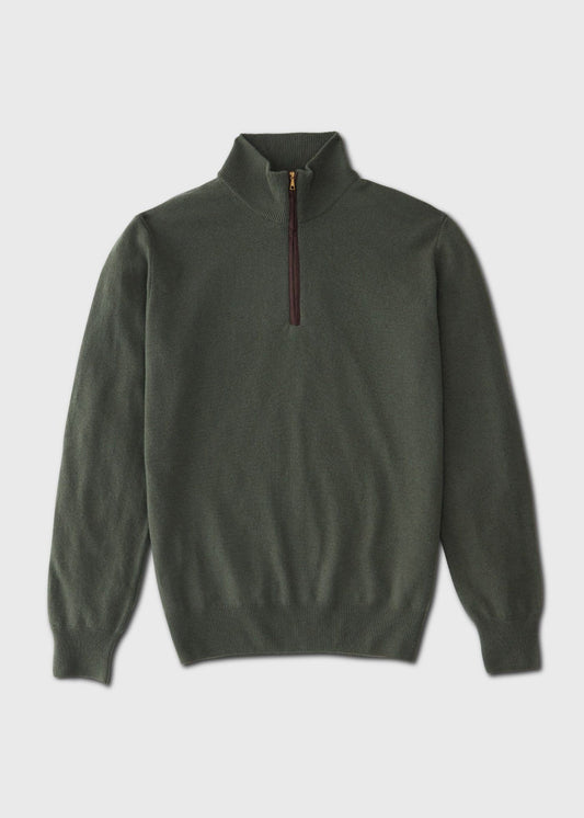 Wool Blend Quarter-Zip Sweater - Paul Stuart Special Offer