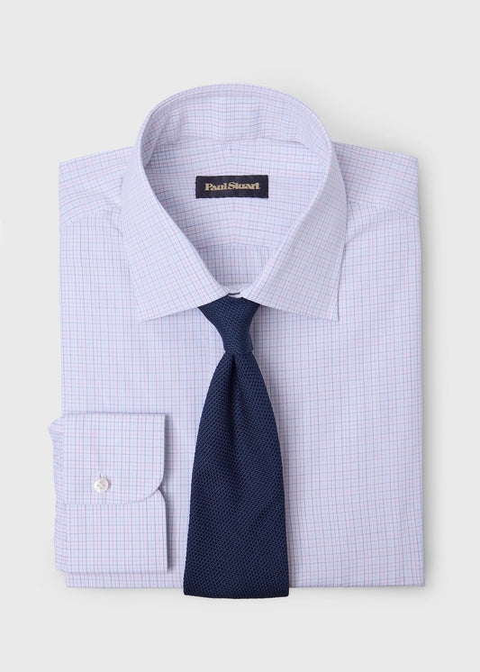 Handmade Spread Collar Dress Shirt - Paul Stuart Quality