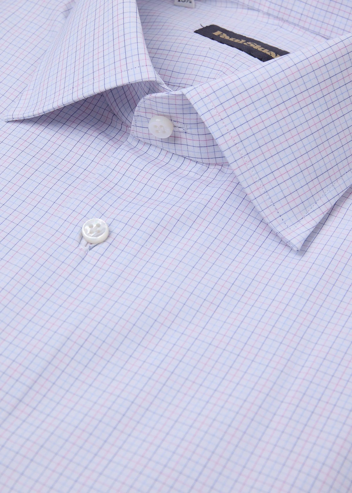 Handmade Spread Collar Dress Shirt - Paul Stuart Quality
