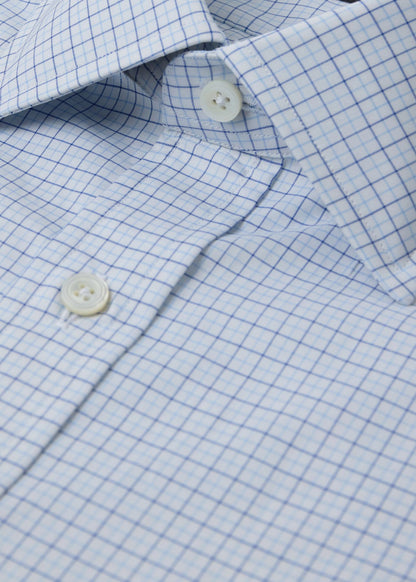 Tattersall Spread Collar Dress Shirt - Paul Stuart Value