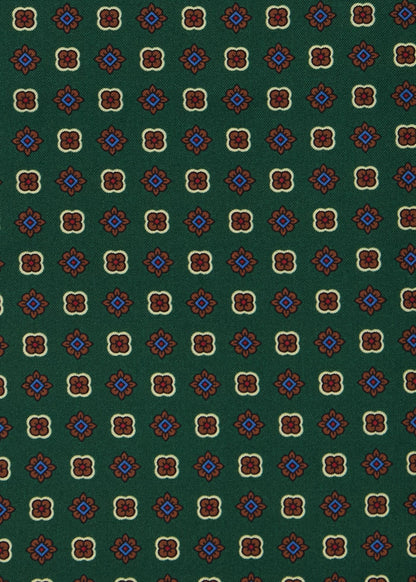 Medallion Silk Pocket Square - Paul Stuart Customer Favorite