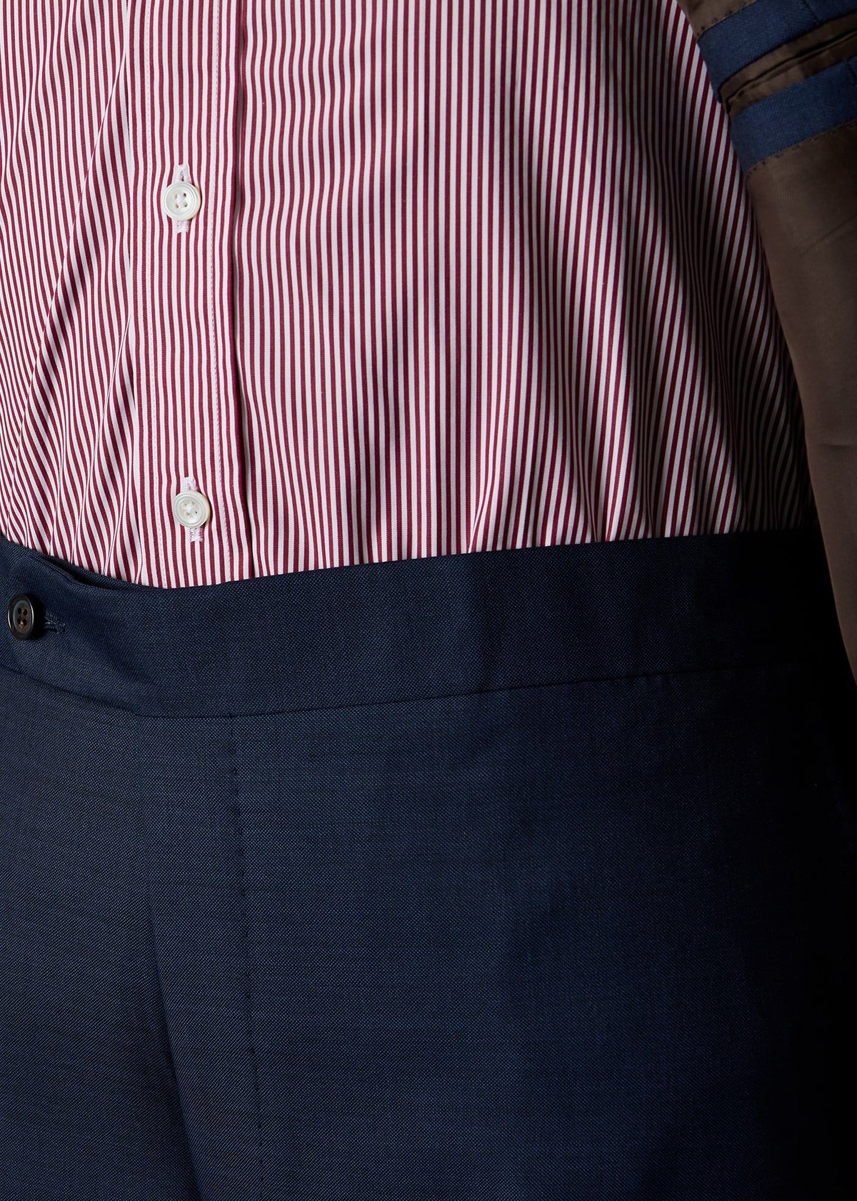 Double-Breasted Suit in Wool Sharkskin - Paul Stuart Great Value