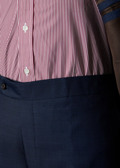 Double-Breasted Suit in Wool Sharkskin - Paul Stuart Great Value