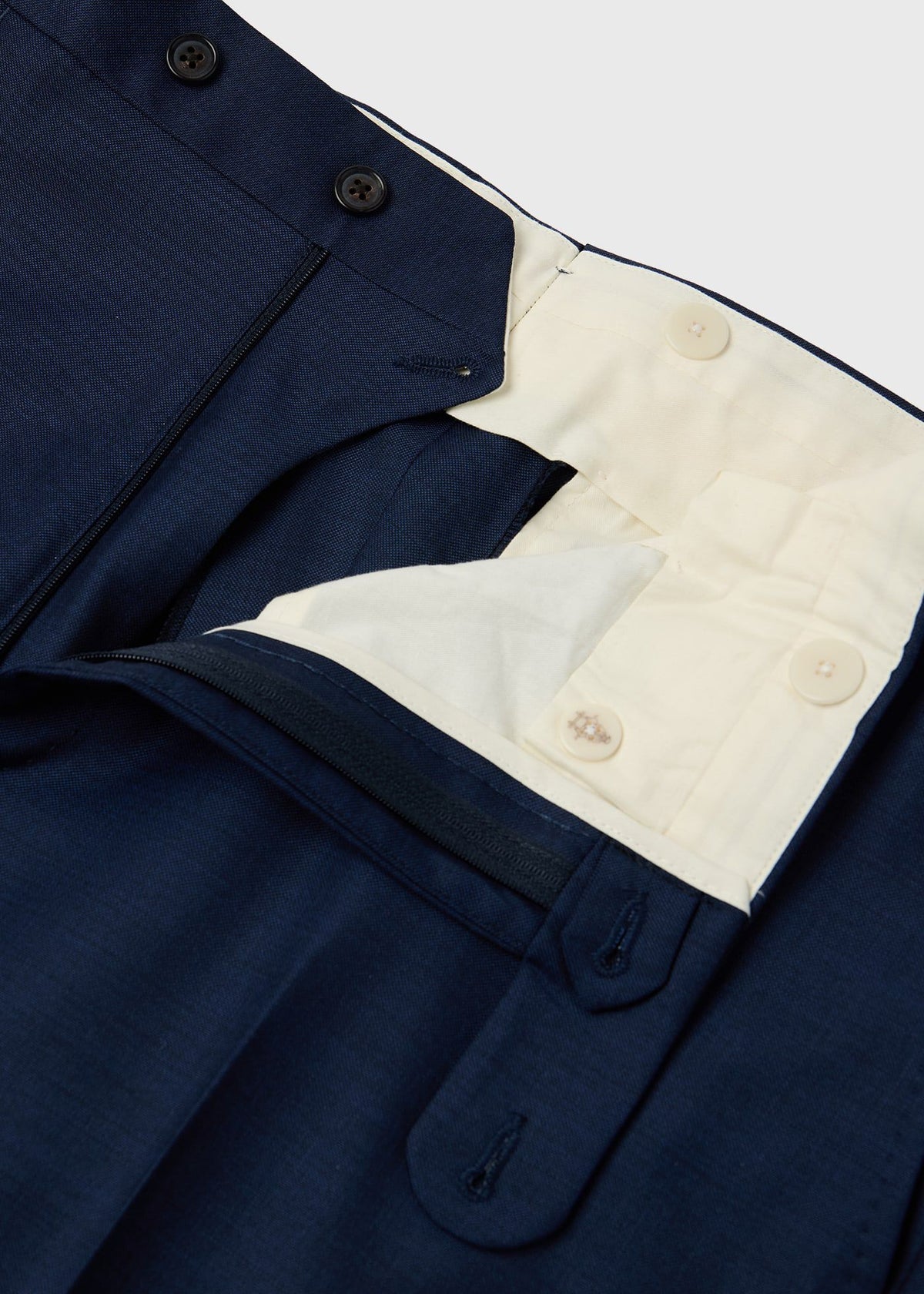 Double-Breasted Suit in Wool Sharkskin - Paul Stuart Great Value