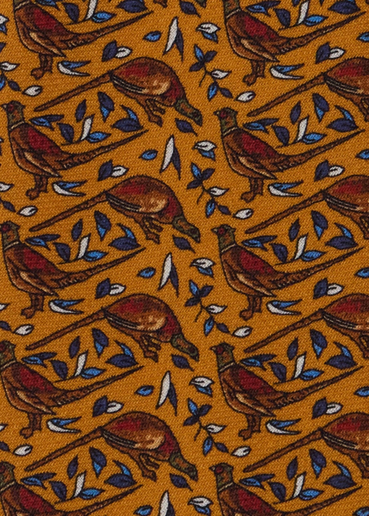 Pheasant Wool & Silk Tie - Paul Stuart Premium