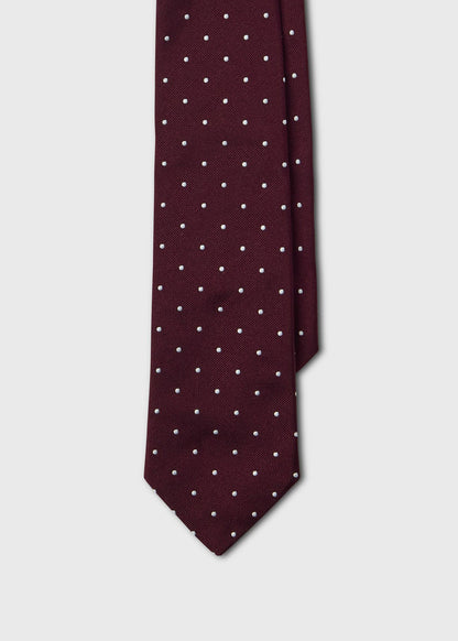 Polka Dot Silk Tie - Paul Stuart Classic
