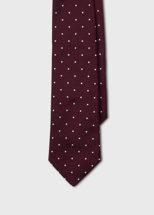 Polka Dot Silk Tie - Paul Stuart Classic