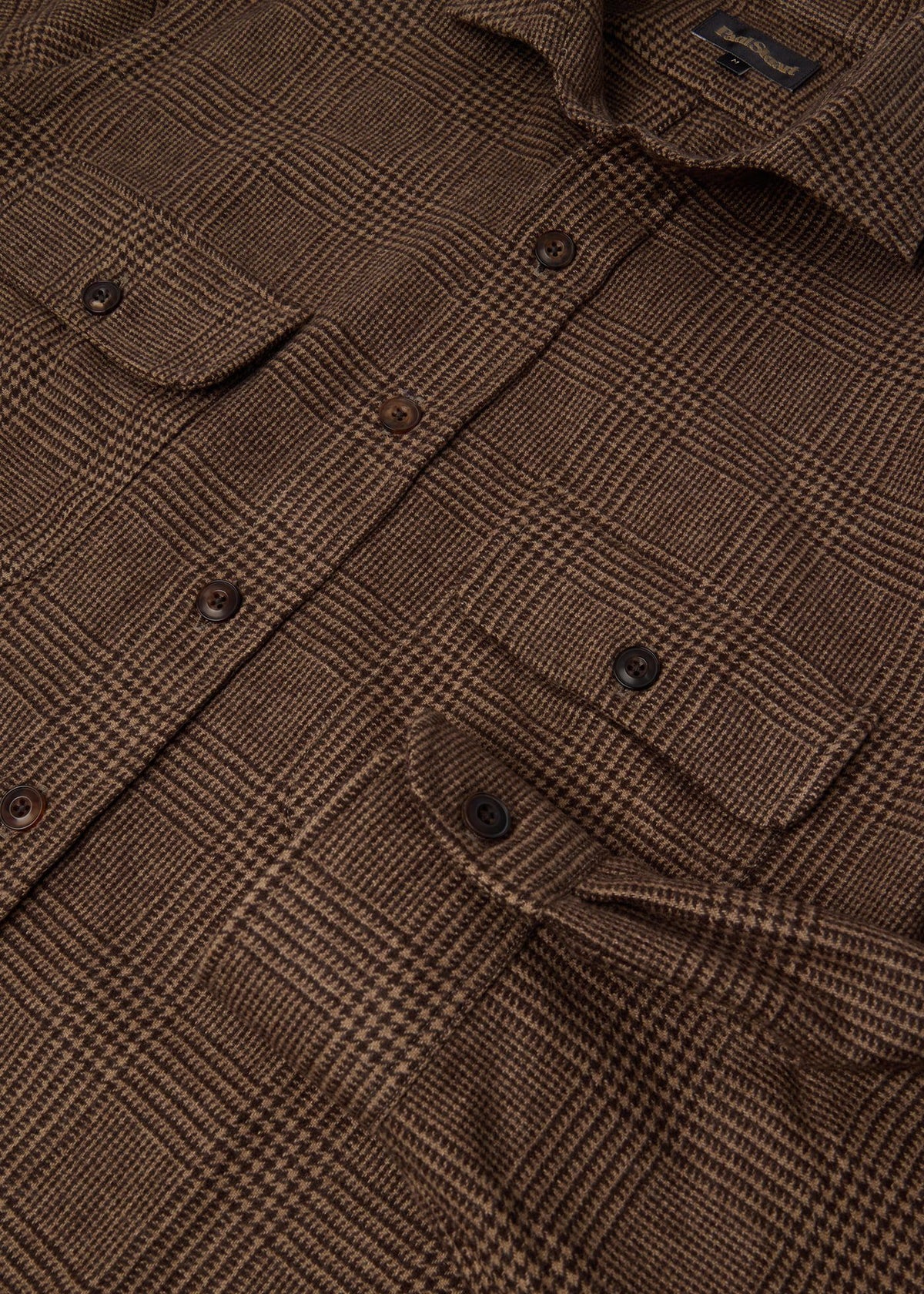 Glen Plaid Cashmere Overshirt - Paul Stuart Essential