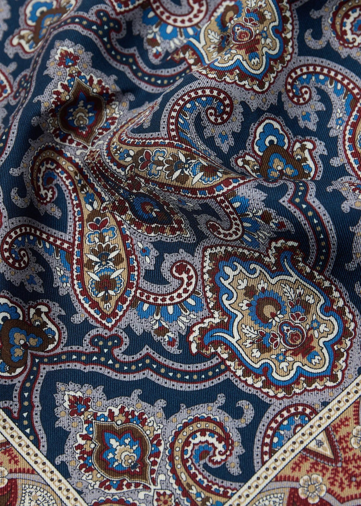 Paisley Silk Pocket Square - Paul Stuart Smart Buy