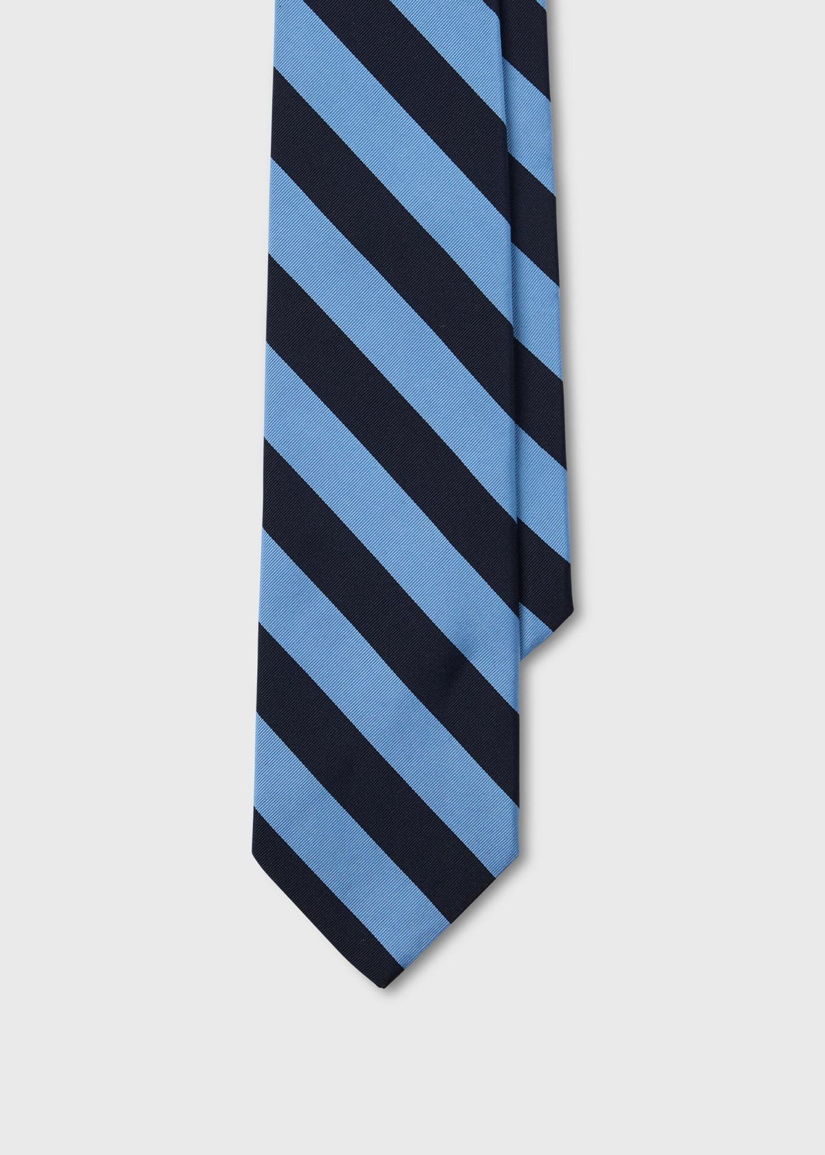 Block Stripe Silk Tie - Paul Stuart Special Offer