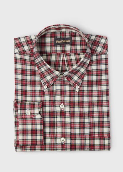 Tartan Button-Down Shirt - Paul Stuart Great Value