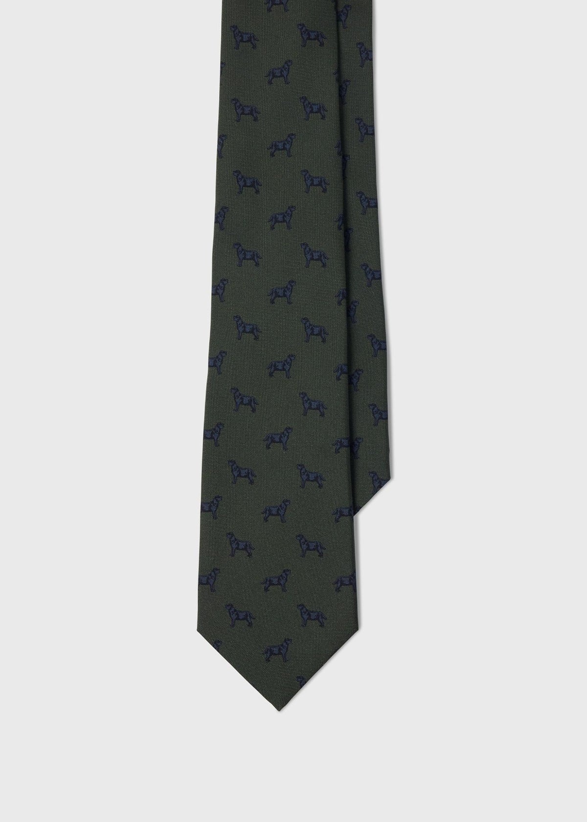 Black Lab Silk Tie - Paul Stuart Top Pick
