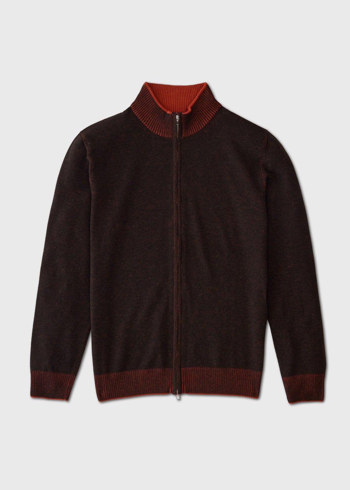 Wool Blend Full-Zip Sweater - Paul Stuart Top Pick