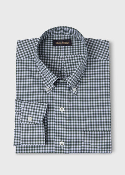 Gingham Button Down Shirt - Paul Stuart Signature