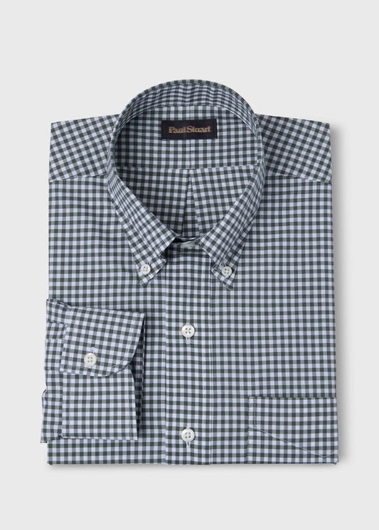 Gingham Button Down Shirt - Paul Stuart Signature