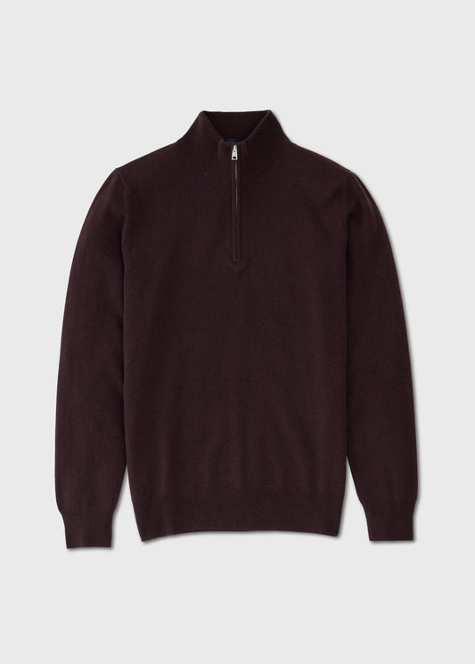 Cashmere Quarter-Zip Sweater - Paul Stuart Trusted