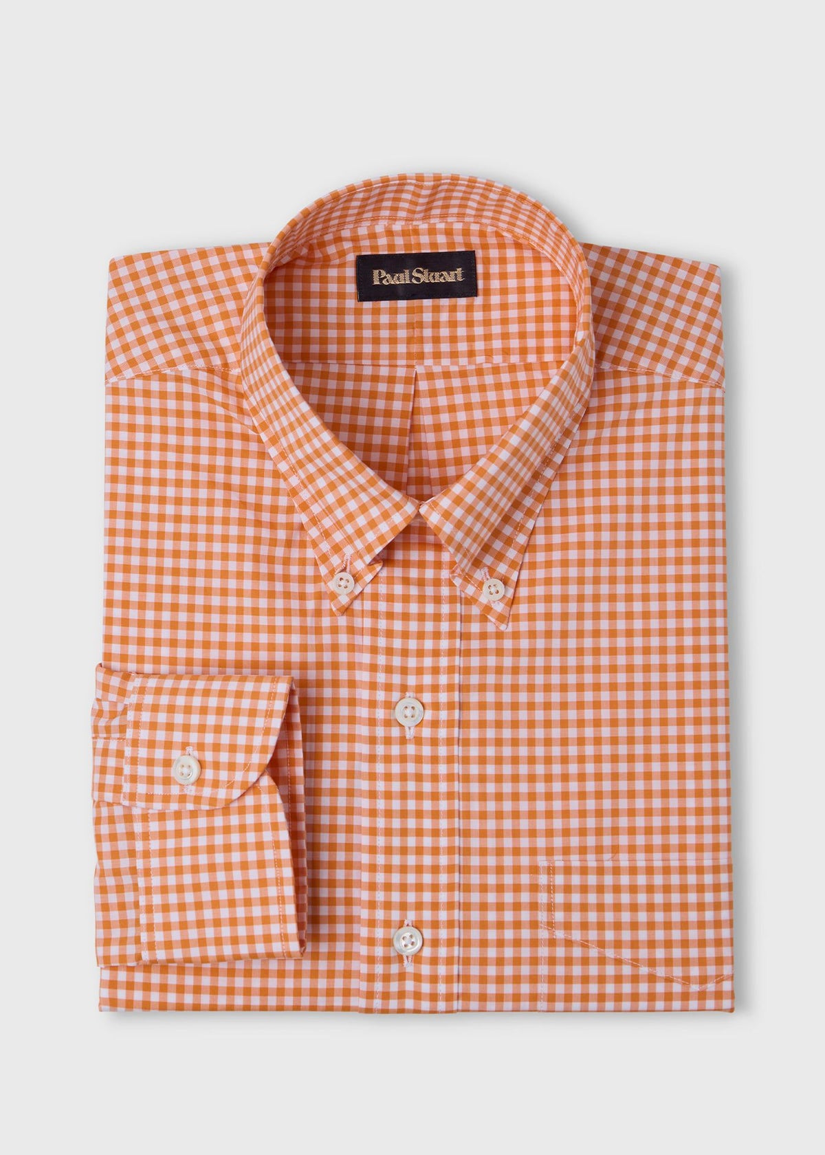 Gingham Button Down Shirt - Paul Stuart Best Seller