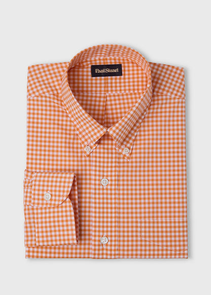 Gingham Button Down Shirt - Paul Stuart Best Seller