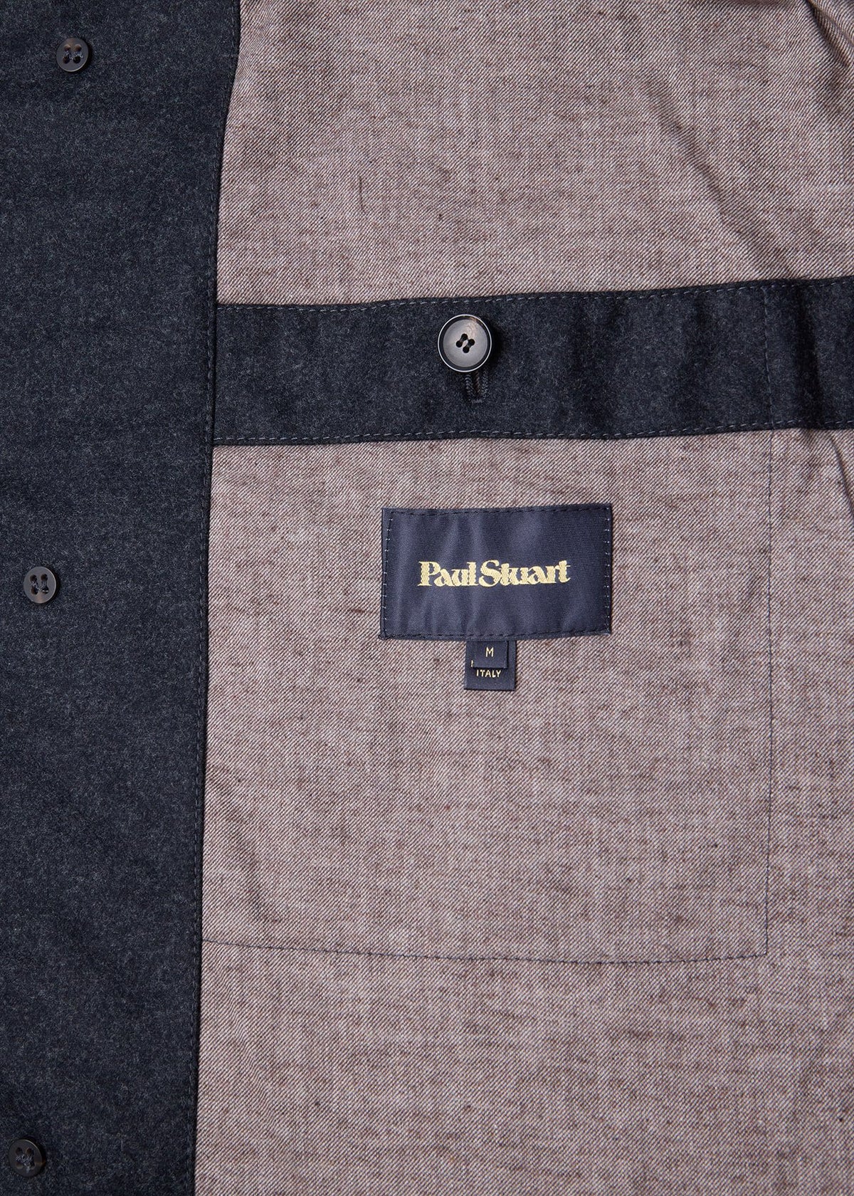 Wool Herringbone Quilted Jacket - Paul Stuart Discount
