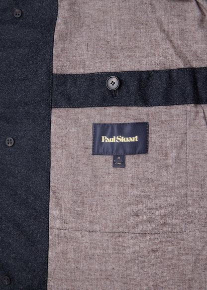Wool Herringbone Quilted Jacket - Paul Stuart Discount