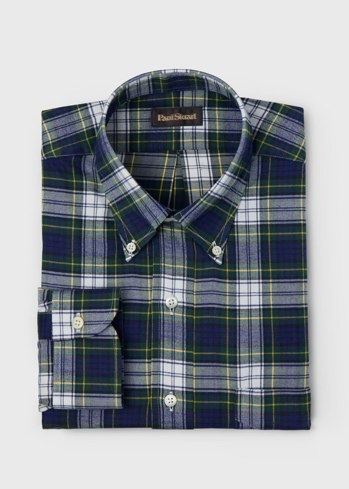 Tartan Button-Down Shirt - Paul Stuart Best Seller