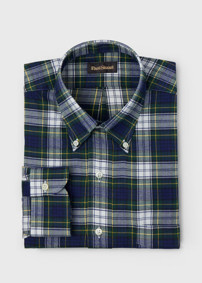 Tartan Button-Down Shirt - Paul Stuart Best Seller