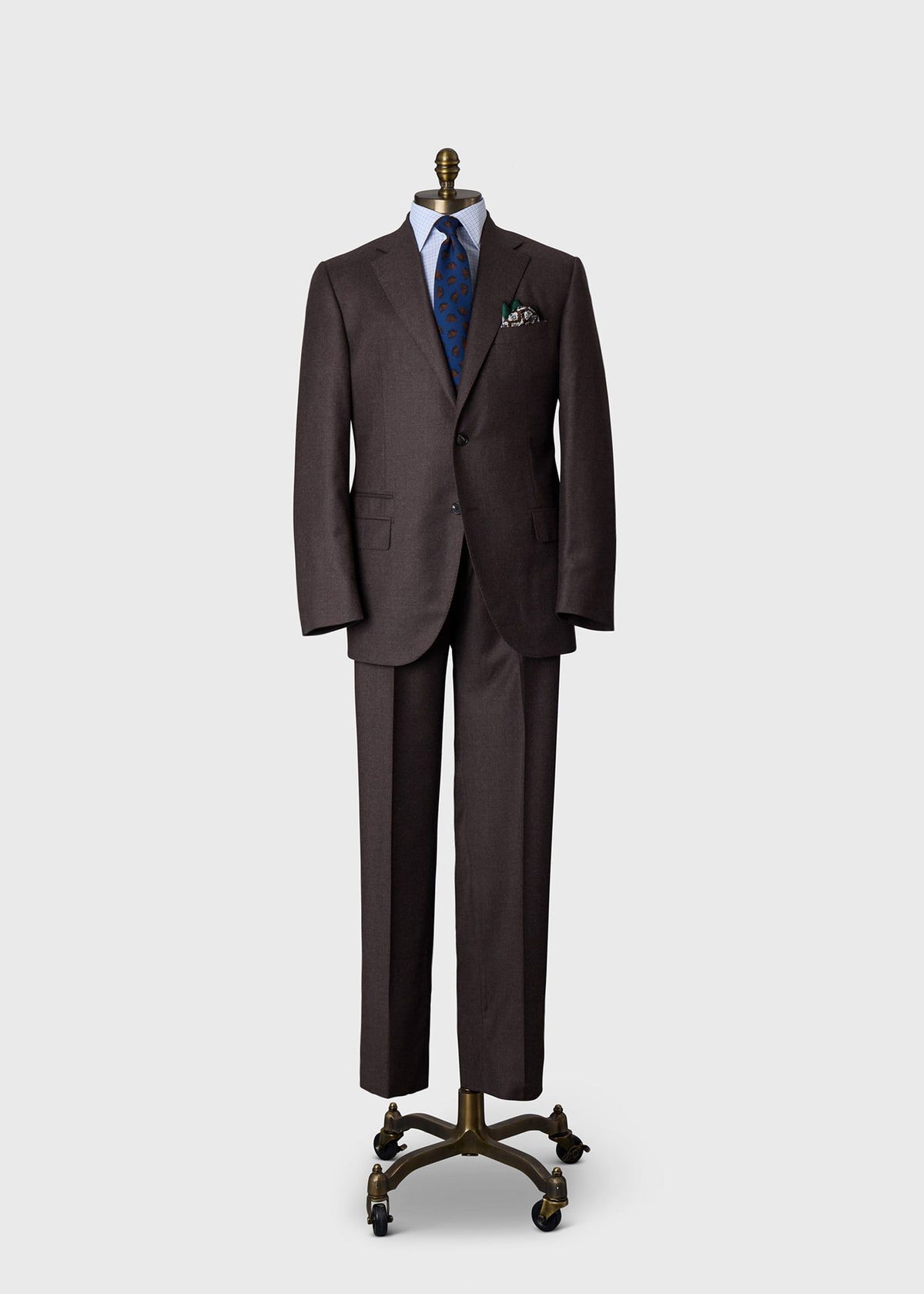 Classic Wool Flannel Suit - Paul Stuart Latest