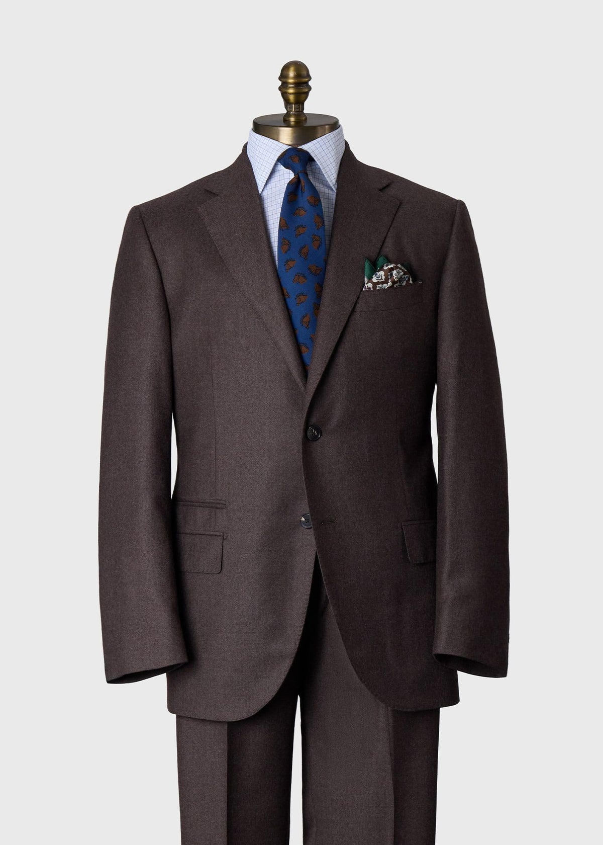 Classic Wool Flannel Suit - Paul Stuart Latest
