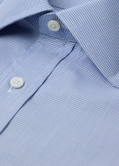 Micro Check Spread Collar Dress Shirt - Paul Stuart Latest