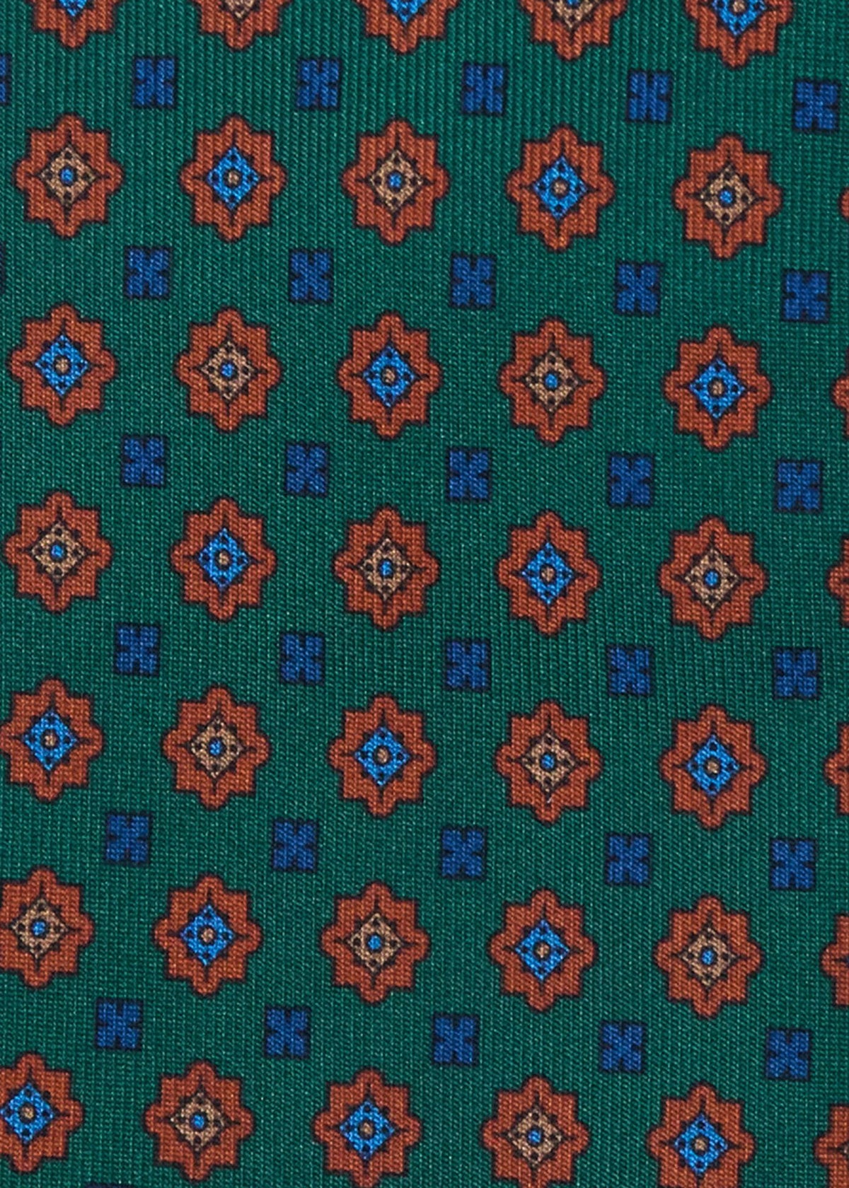 Medallion Madder Silk Tie - Paul Stuart New
