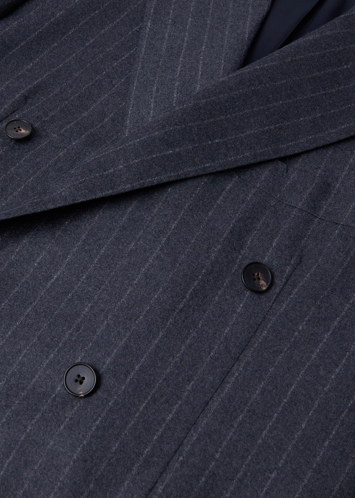Double-Breasted Chalk Stripe Suit - Paul Stuart Great Value