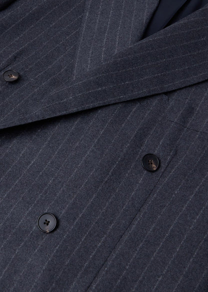 Double-Breasted Chalk Stripe Suit - Paul Stuart Great Value