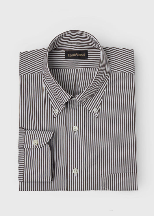Stripe Button-Down Shirt - Paul Stuart Best Price