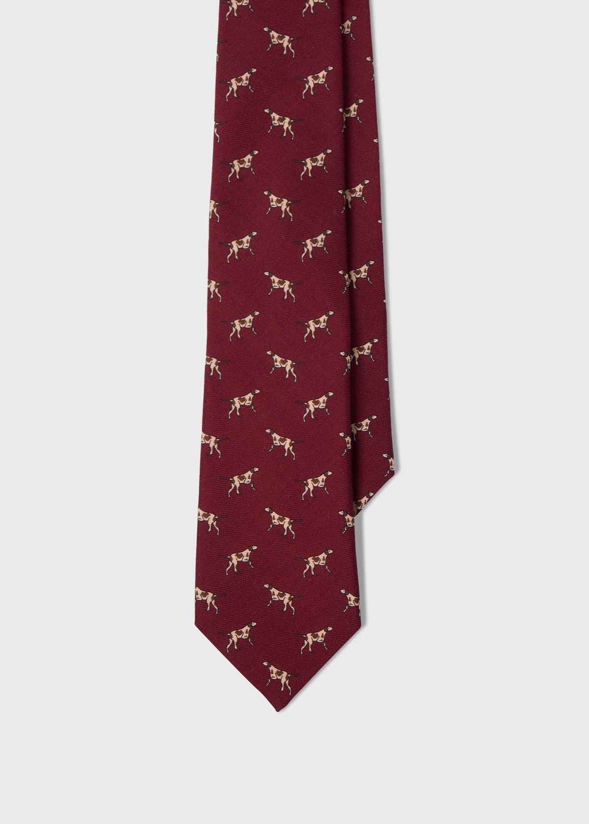 Pointer Wool Tie - Paul Stuart Latest