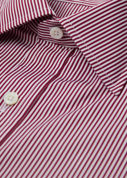 Pencil Stripe Spread Collar Dress Shirt - Paul Stuart Special Offer
