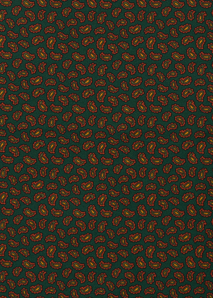 Micro Paisley Silk Pocket Square - Paul Stuart Trusted