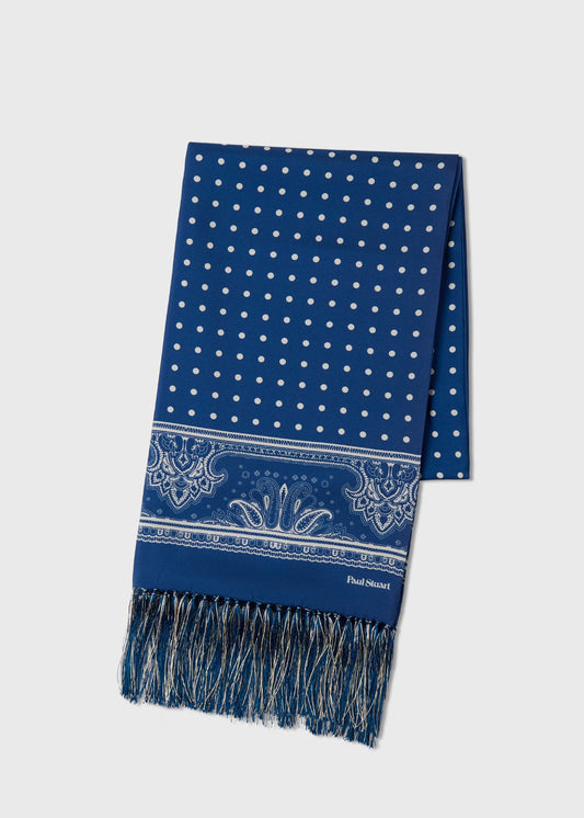 Silk Dot Scarf - Paul Stuart Sale