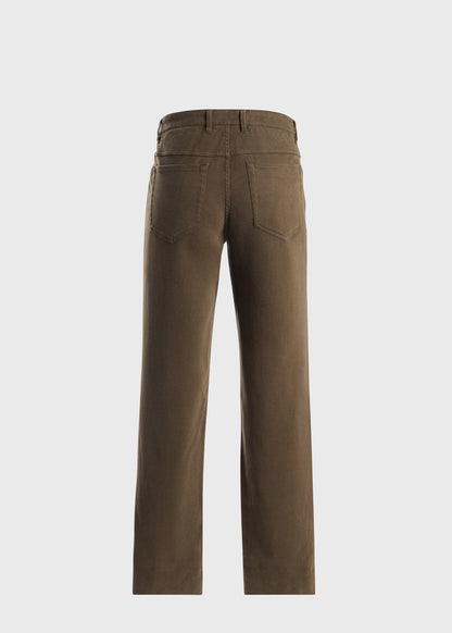 Brushed Twill Five Pocket Pant - Paul Stuart Classic