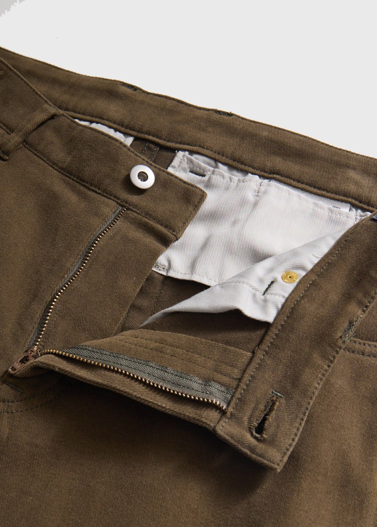 Brushed Twill Five Pocket Pant - Paul Stuart Classic