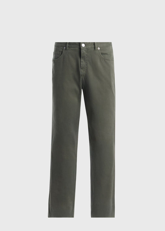 Cotton Twill Five-Pocket Pant - Paul Stuart Smart Buy