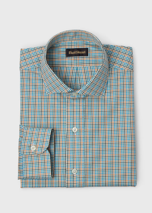 Tattersall Spread Collar Shirt - Paul Stuart Popular