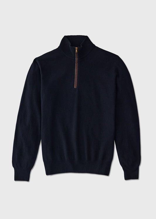 Wool Blend Quarter-Zip Sweater - Paul Stuart Value