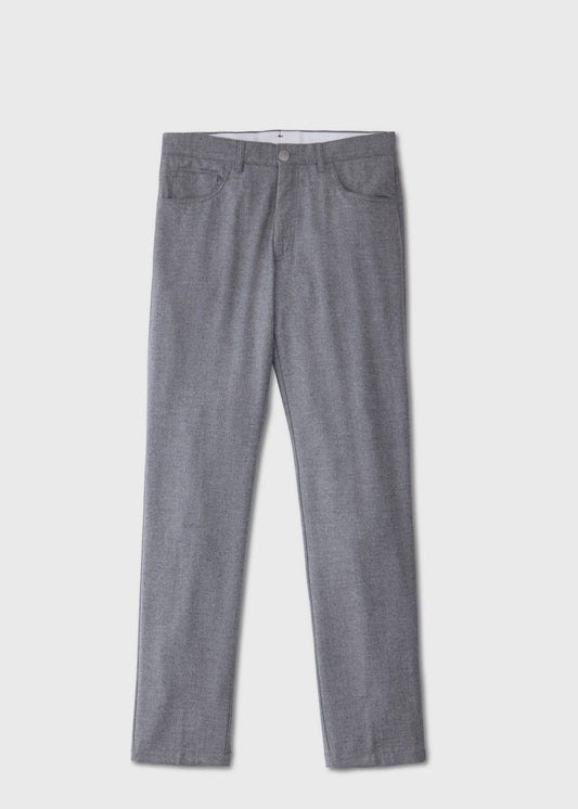 Wool Flannel Five-Pocket Trouser - Paul Stuart Latest