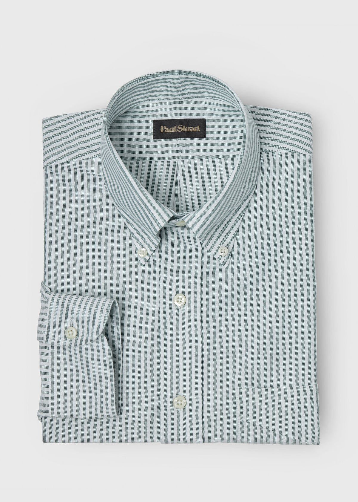 Stripe Oxford Button-Down Shirt - Paul Stuart Top Pick